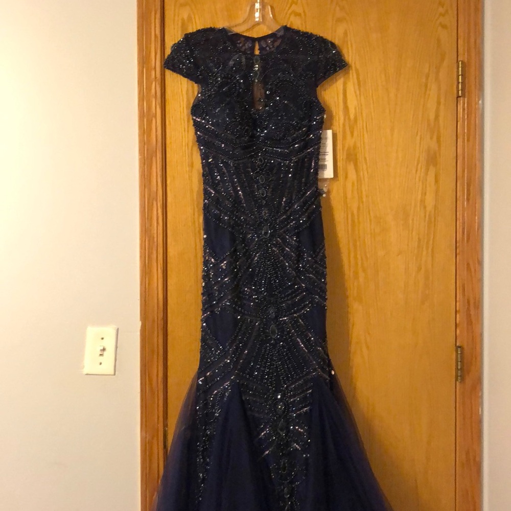 Sherri Hill Navy Dress